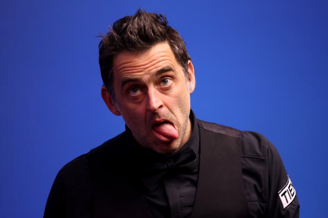 Ronnie O’Sullivan during his defeat by Anthony McGill
