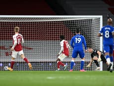 Arsenal vs Everton result: Bernd Leno’s own goal dents Gunners hopes of Europe