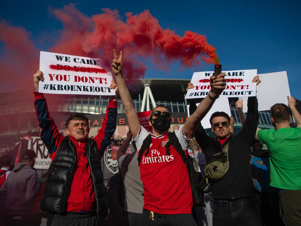 Arsenal protests: Fan power in full voice as supporters rage against their ownership