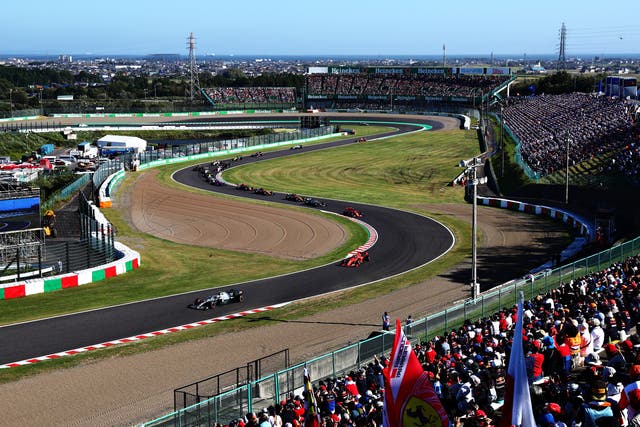 <p>A general view of the Suzuka Circuit</p>