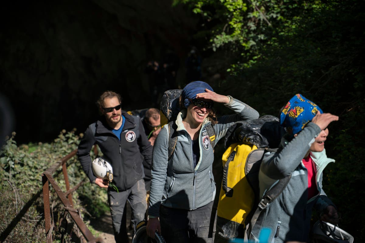 Out of the cave: French isolation study ends after 40 days Out of the cave: French isolation study ends after 40 days