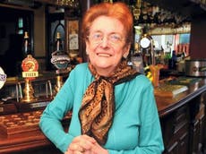 Worth drinking to: UK’s oldest landlady toasts 50 years at Manchester’s legendary Peveril of the Peak pub