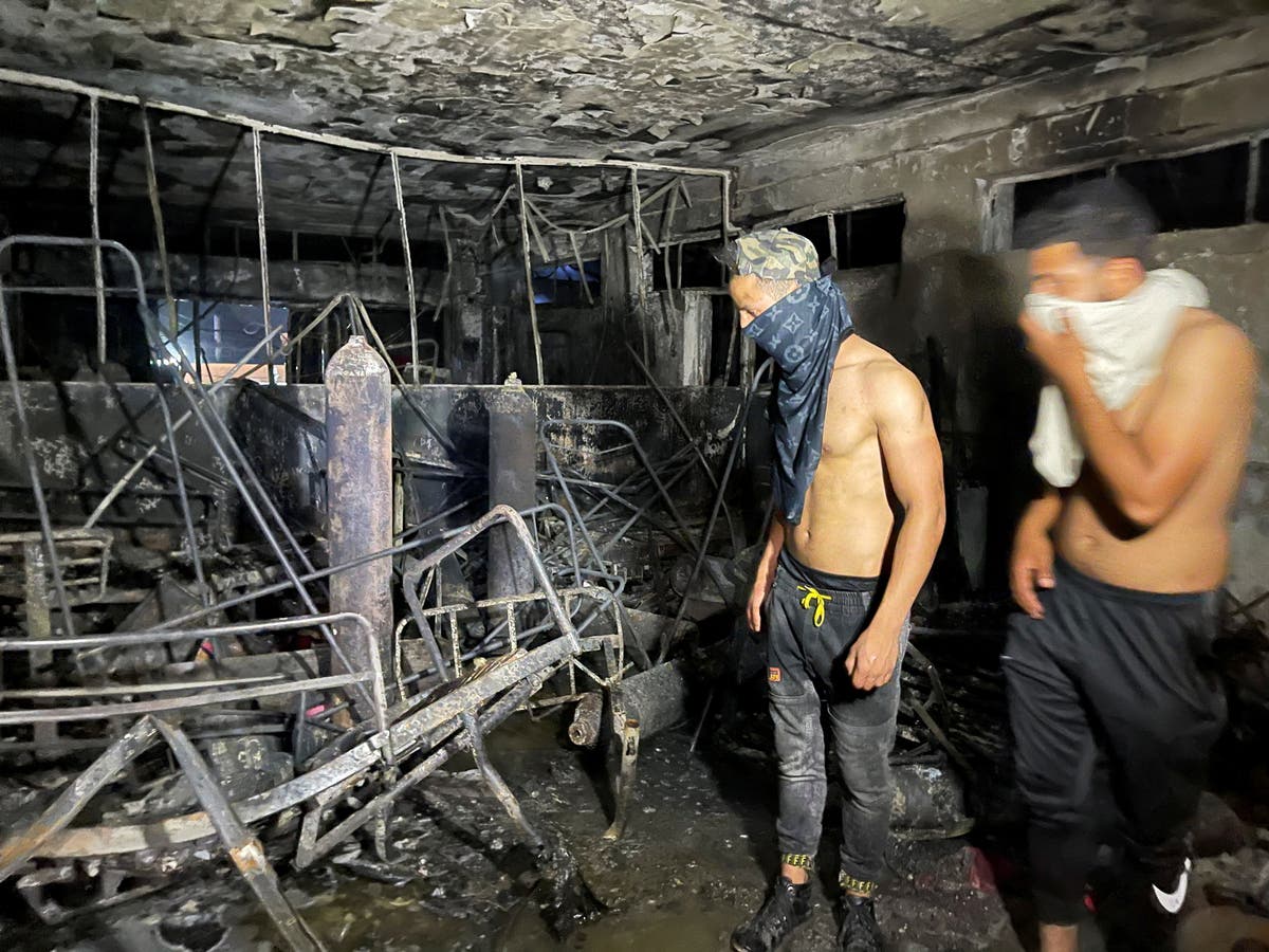82 die in fire at Covid hospital in Baghdad