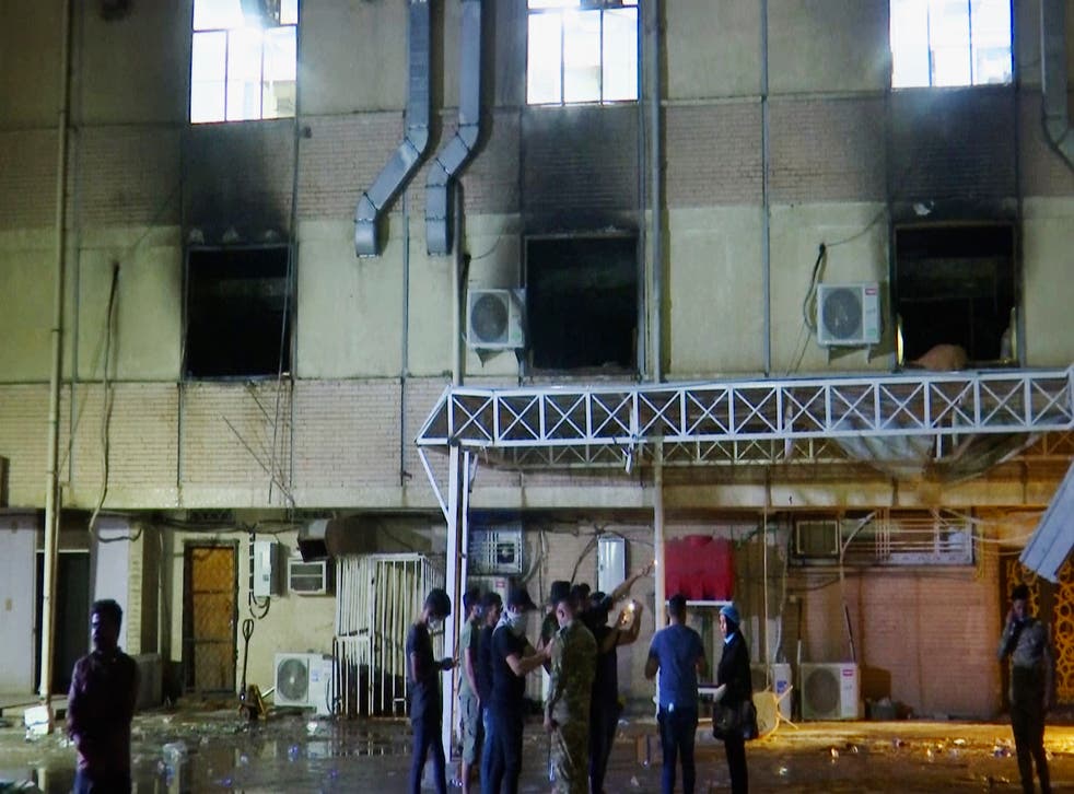 IRAK-INCENDIO HOSPITAL
