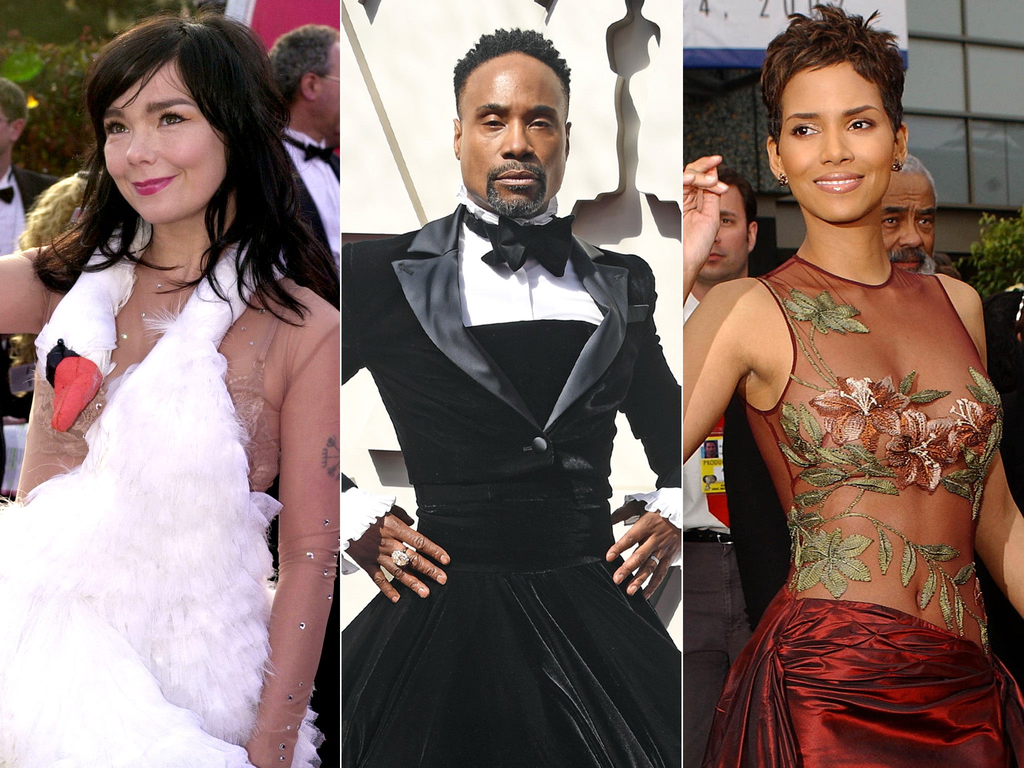 Björk, Billy Porter and Halle Berry: some of the fashion pioneers the Oscars have inspired