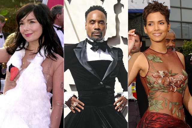 <p>Björk, Billy Porter and Halle Berry: some of the fashion pioneers the Oscars have inspired</p>