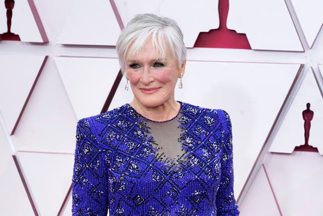 Glenn Close attends the 93rd Annual Academy Awards at Union Station on 25 April 2021 in Los Angeles, California