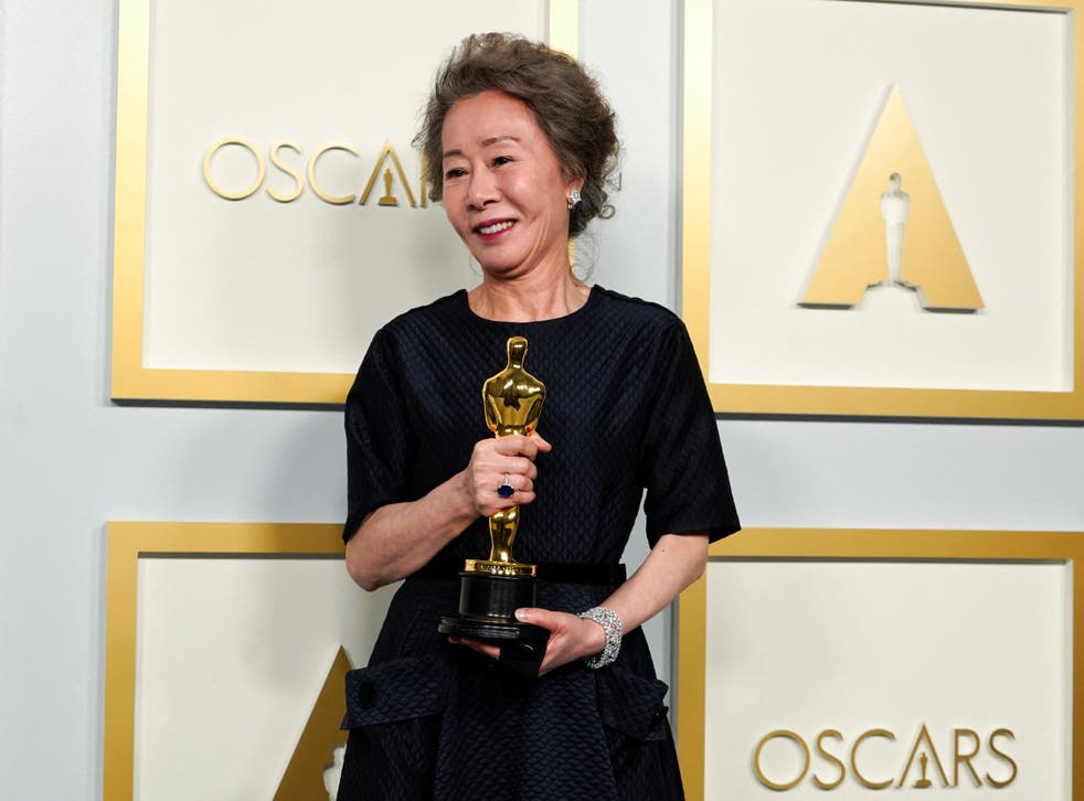<p>Yuh-Jung Youn, winner of the award Actress in a Supporting Role for ‘Minari’ </p>