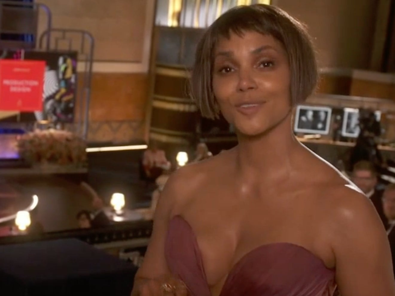 Halle Berry at the Oscars