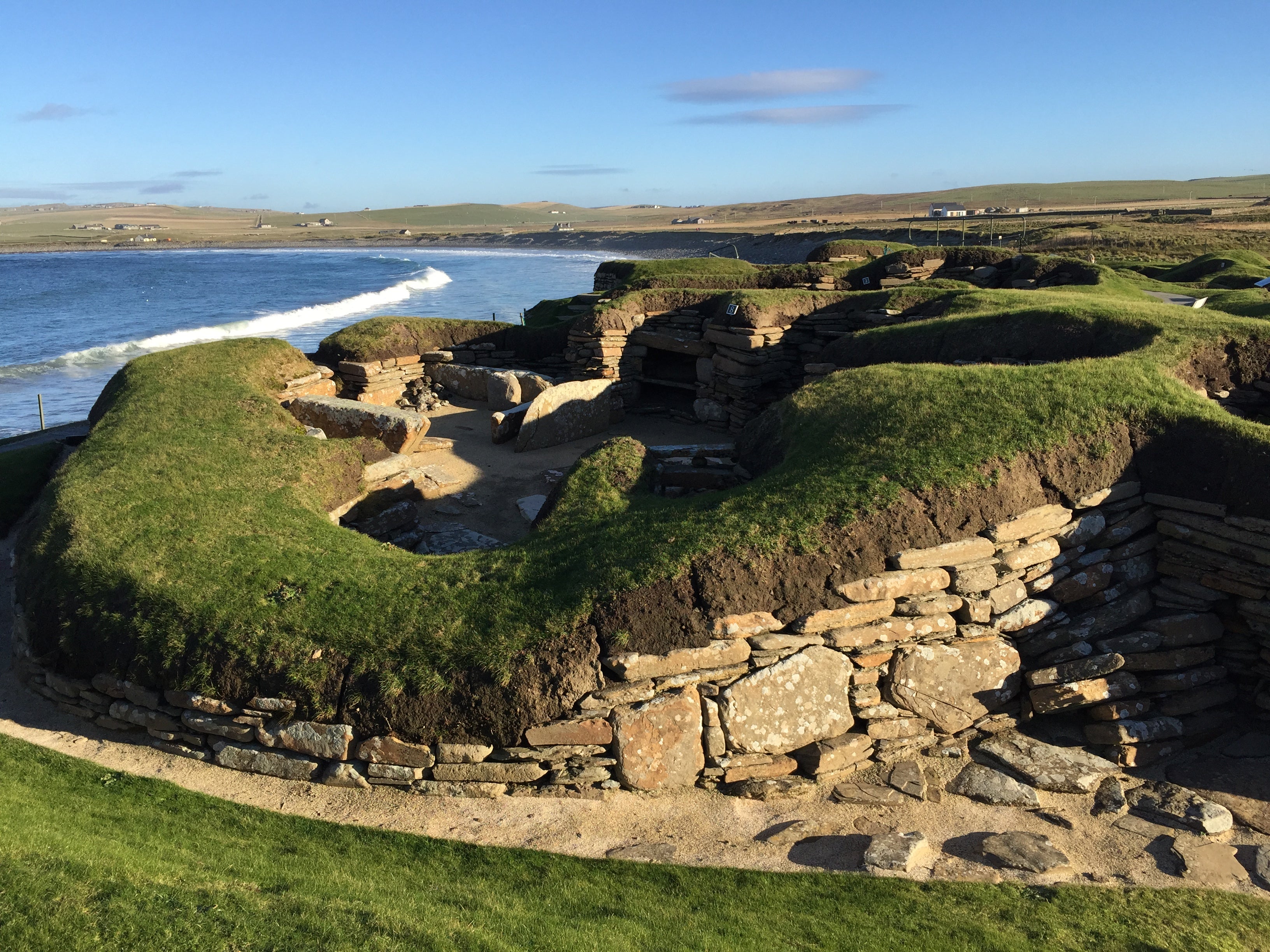 The prehistoric houses of Skara Brae