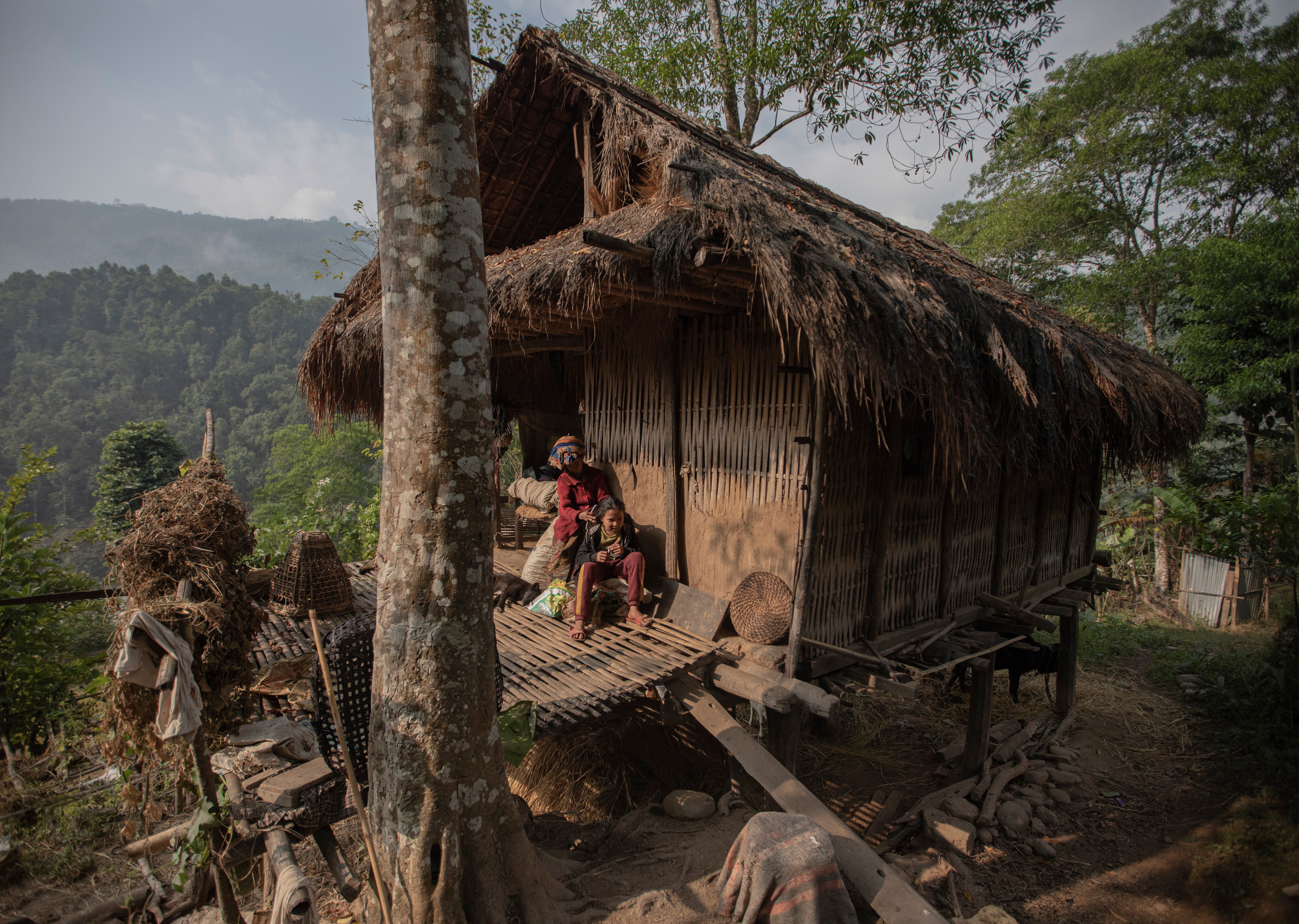 Dhana Laxmi Rai, 72, and her granddaughter Kanchi, 10, live together deep into the Himalayan hills. Until 4 years ago there was no school in the village, so Kanchi was unable to go but she is now in Class 5 of UWS Helawubesi, an hour’s walk through the mountains.