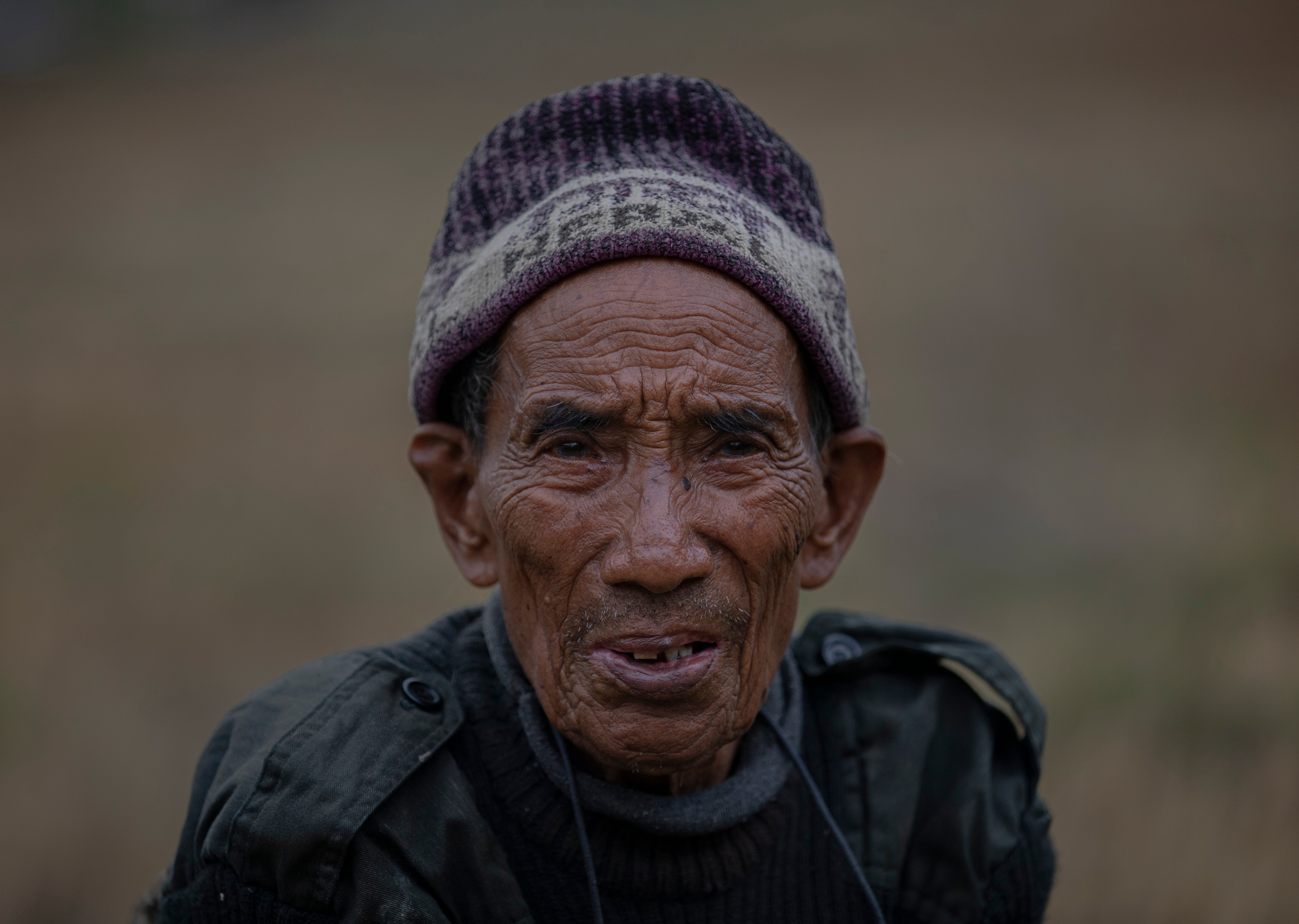 Sankar Narayan Shrestha, 94, takes care of his cattle in Helabuwesi, Nepal. Sankar has never been to school but now understands the importance of education. He said, “ Education is a must in life ”. Although he has no children, Sankar donated a piece of his land so that UWS could build a school in the village.