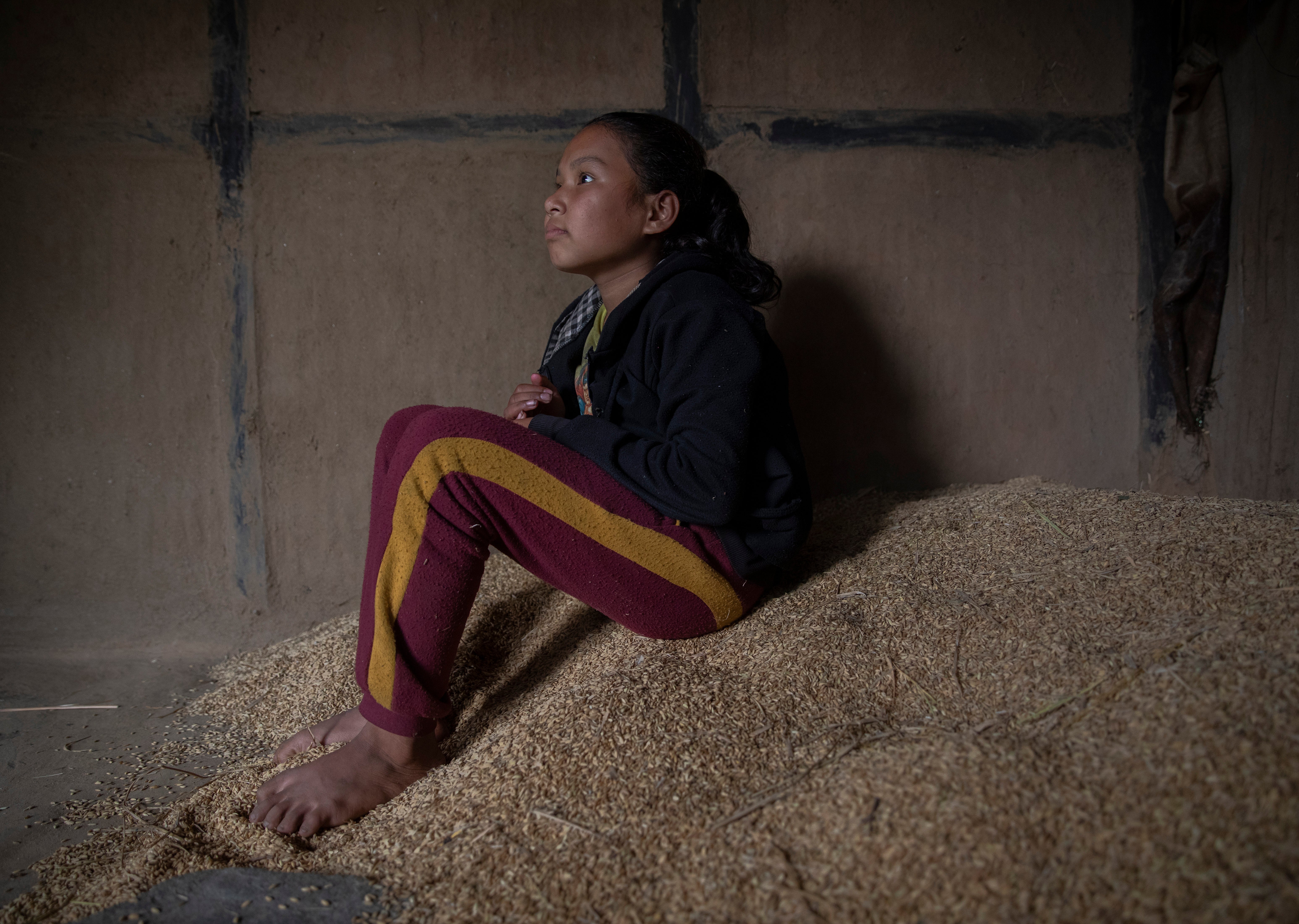 Kanchi, 10, said “ Sometimes I stay with my aunt who lives closer to the school, but I don’t like to leave my grandmother home alone. My grandmother wants me to focus on my studies so I can be a successful when I grow up and have a good income. I’d like to become a teacher one day and give my grandmother a comfortable life.”