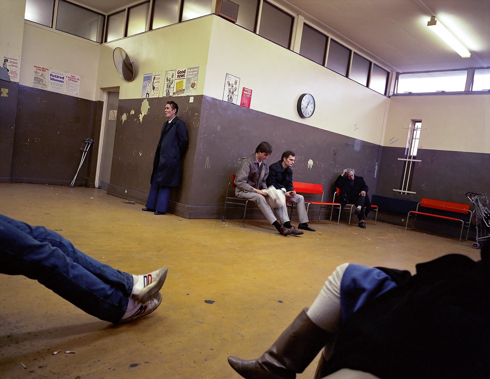 Waiting Room, Poplar DHSS, East London, 1985