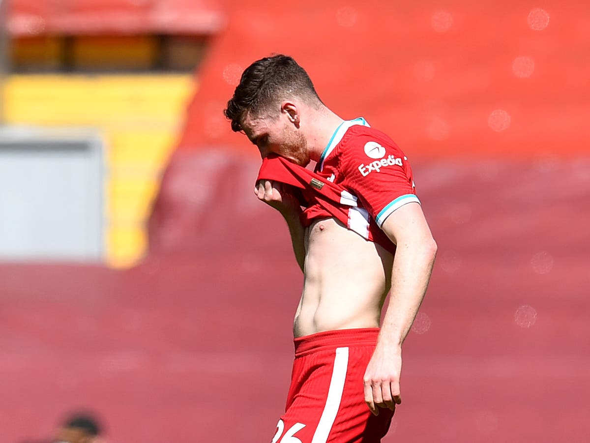 &lsquo;We don&rsquo;t learn our lessons&rsquo;: Liverpool making same mistakes again and again, says Andy Robertson