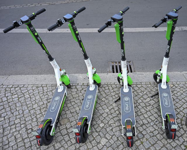 <p>It is currently illegal to use e-scooters anywhere other than on private land in the UK </p>