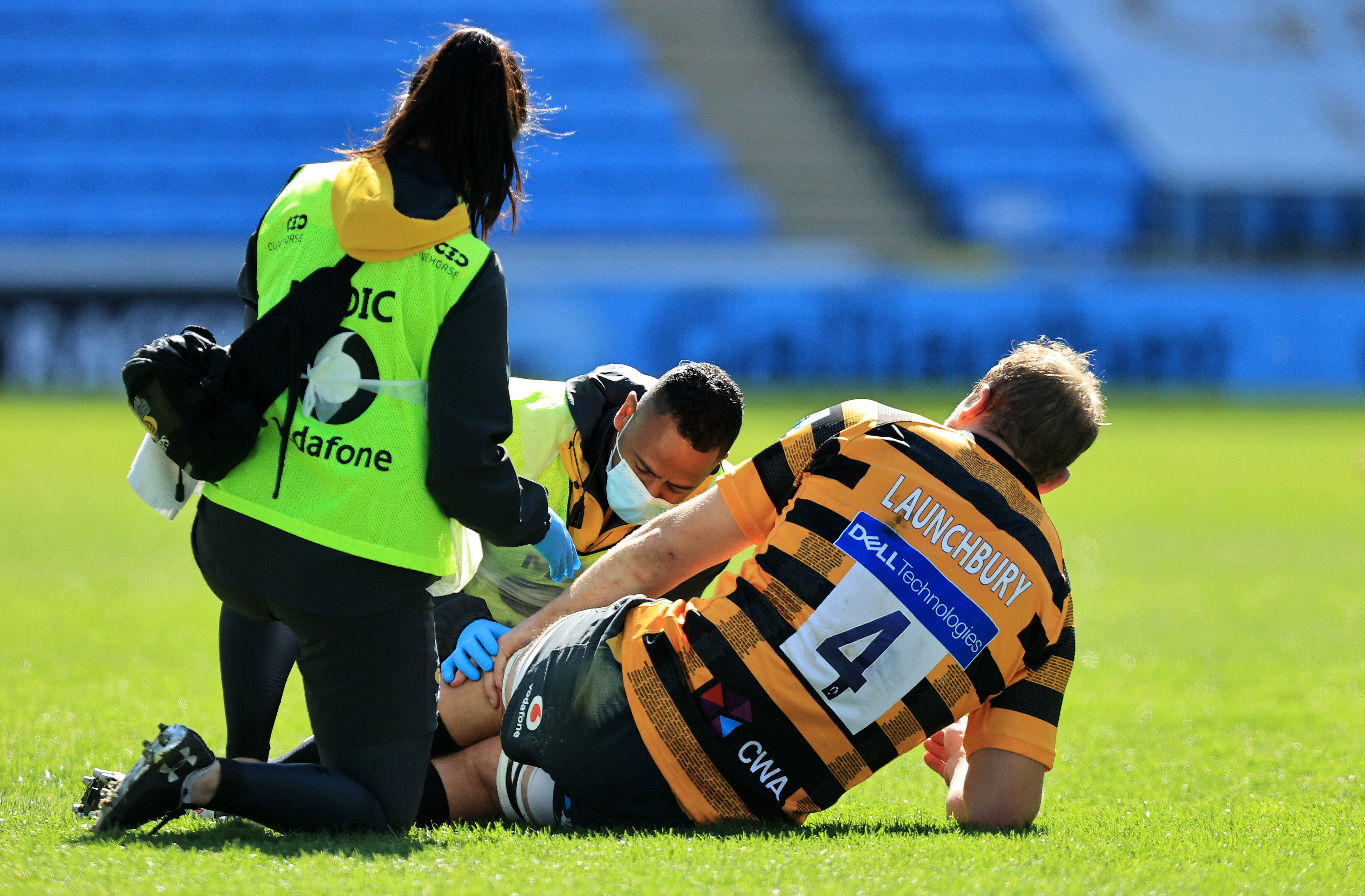 Joe Launchbury suffered the injury while playing for Premiership side Wasps