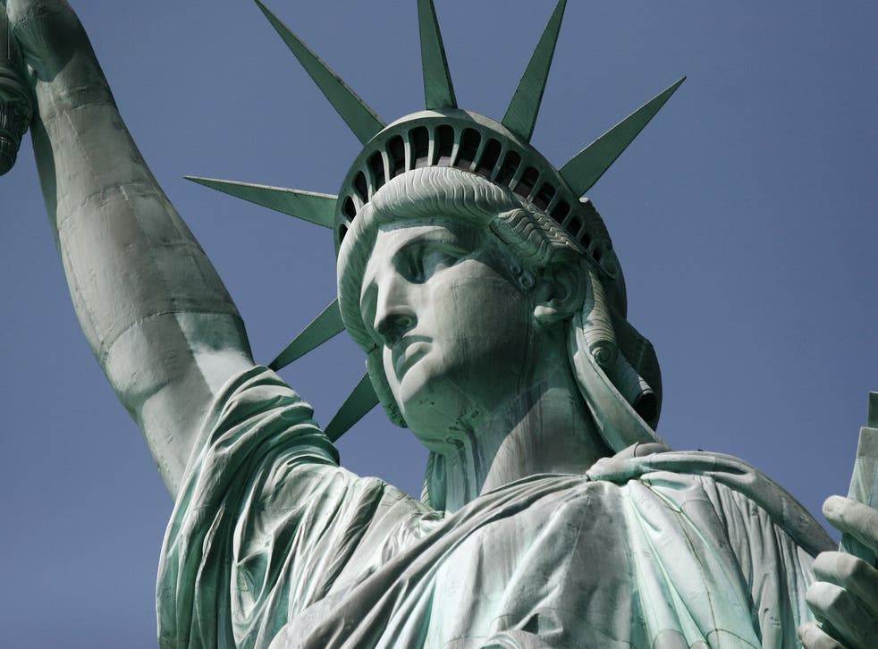 France Sends Second Statue Of Liberty, Statue Of Liberty Garden Flag