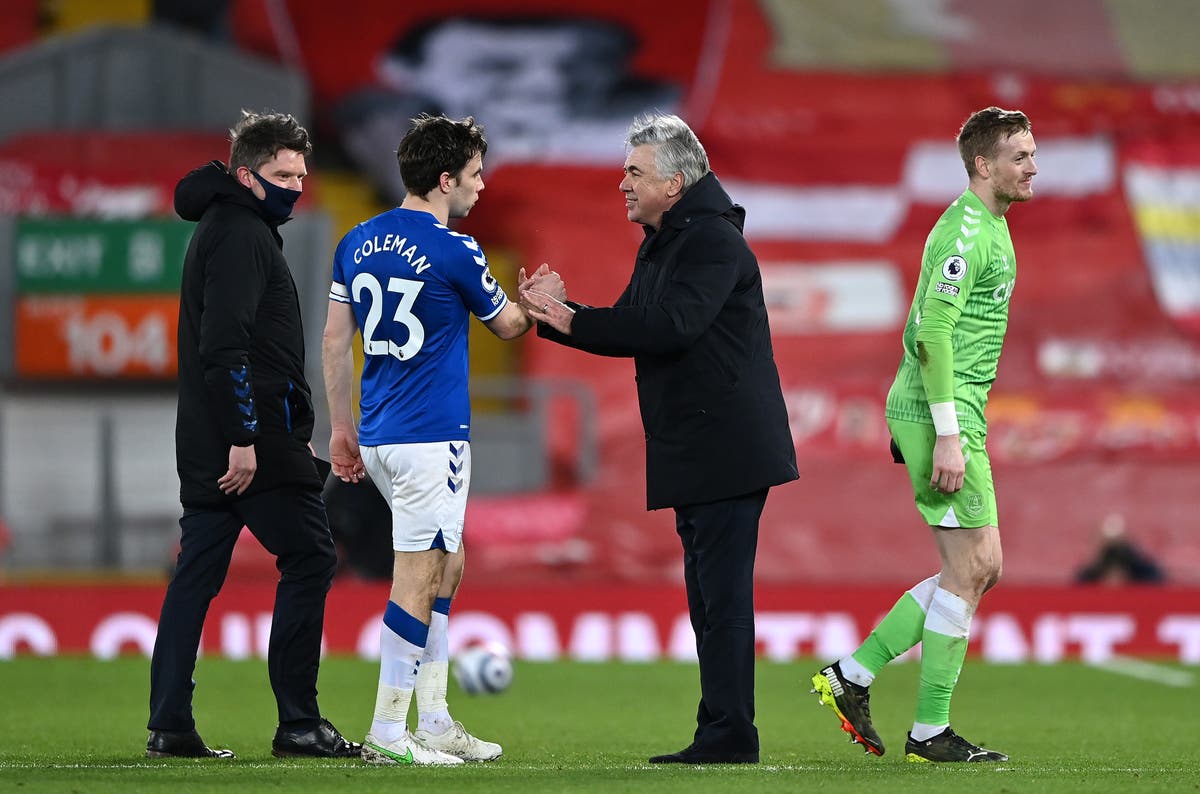 Carlo Ancelotti claims Seamus Coleman will stay at Everton &lsquo;forever&rsquo;