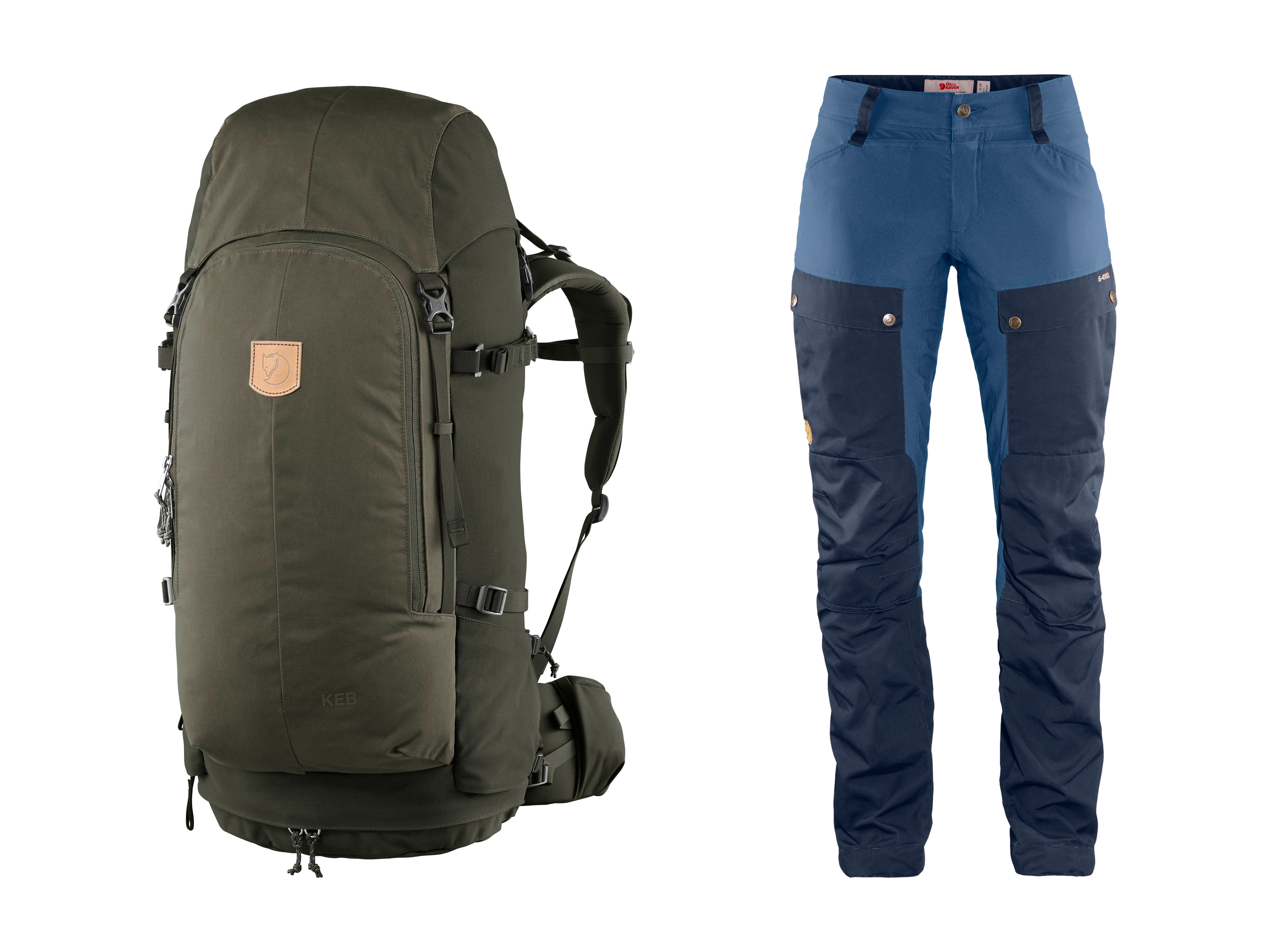 Ross’s favourites: the Keb 52 Backpack and the Keb Trousers