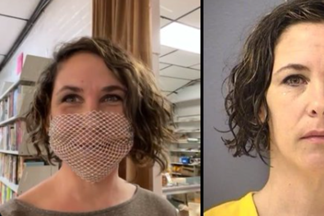Rachel Powell, one of the alleged Capitol rioters, apologised to a judge after she was ordered to wear a face mask but instead wore a mesh covering. 