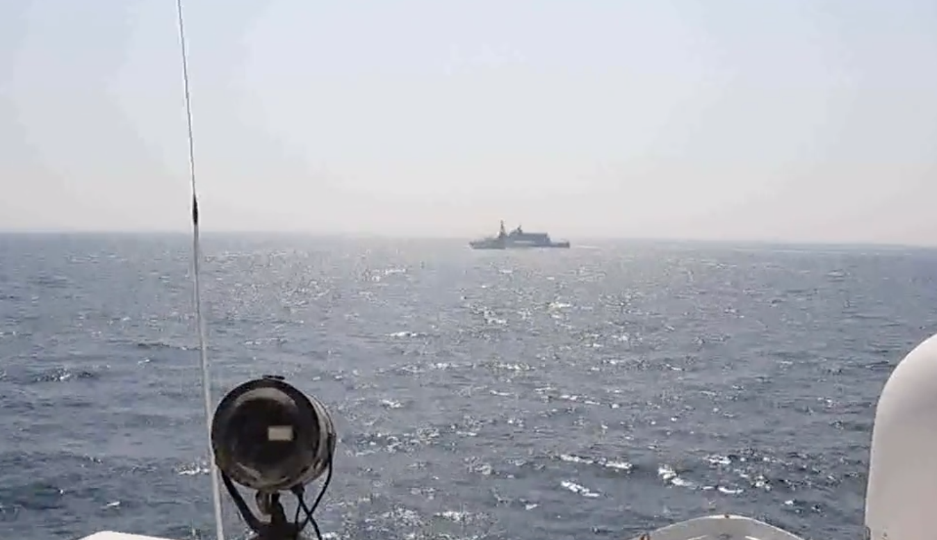 Iran’s Islamic Revolutionary Guard Corps Navy ship conducted an ‘unsafe and unprofessional action’ by crossing the bow of the Coast Guard patrol boat on 2 April