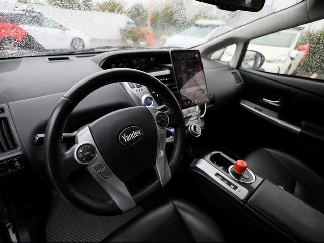 <p>Self-driving cars could appear on Britain’s motorways this year</p>