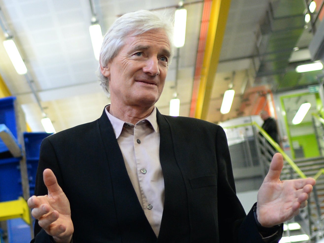 Entrepreneur Sir James Dyson pictured on 23 March, 2015.
