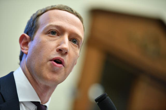 <p>Facebook Chairman and CEO Mark Zuckerberg testifies before the House Financial Services Committee on "An Examination of Facebook and Its Impact on the Financial Services and Housing Sectors" in the Rayburn House Office Building in Washington, DC on October 23, 2019. </p>
