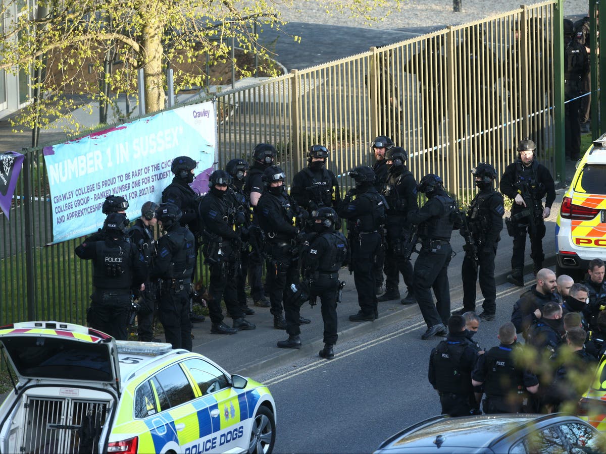 Crawley college shooting: Teenager appears in court over armed incident