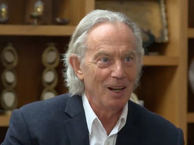 Former prime minister Tony Blair