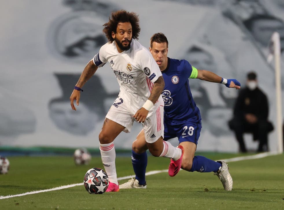 Marcelo captained Real Madrid in the first leg