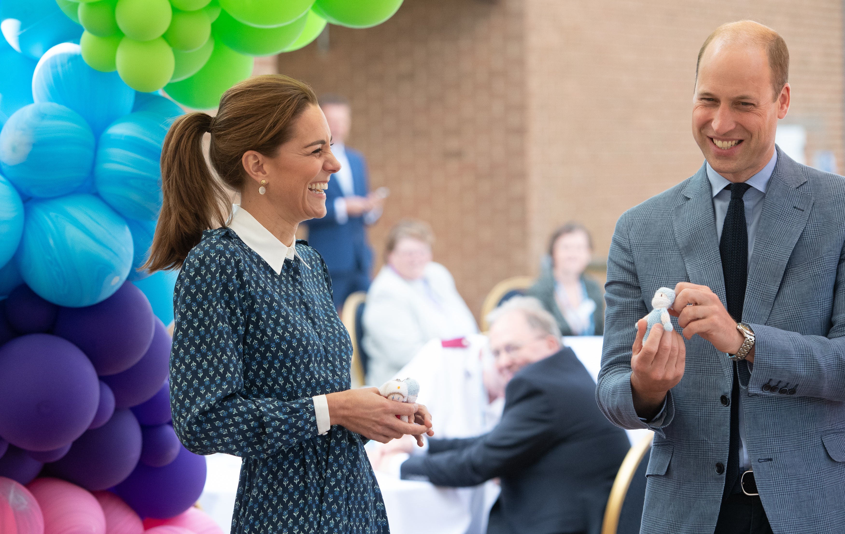 The couple attends an NHS birthday celebration on 5 July 2020