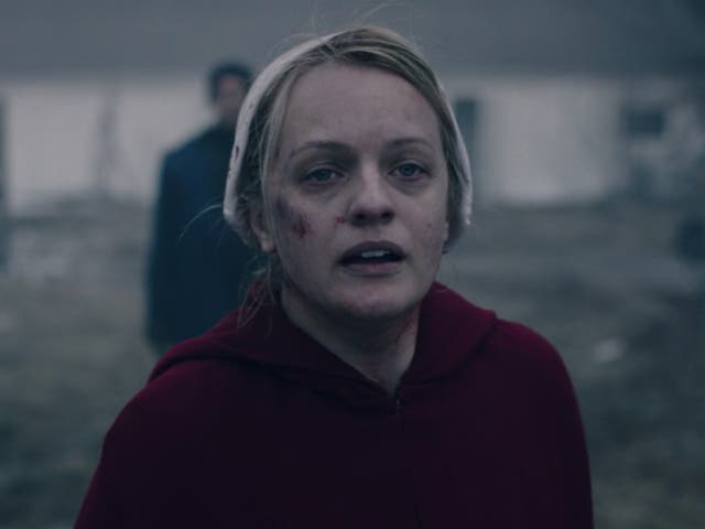 Elisabeth Moss en la cuarta temporada de The Handmaid's Tale