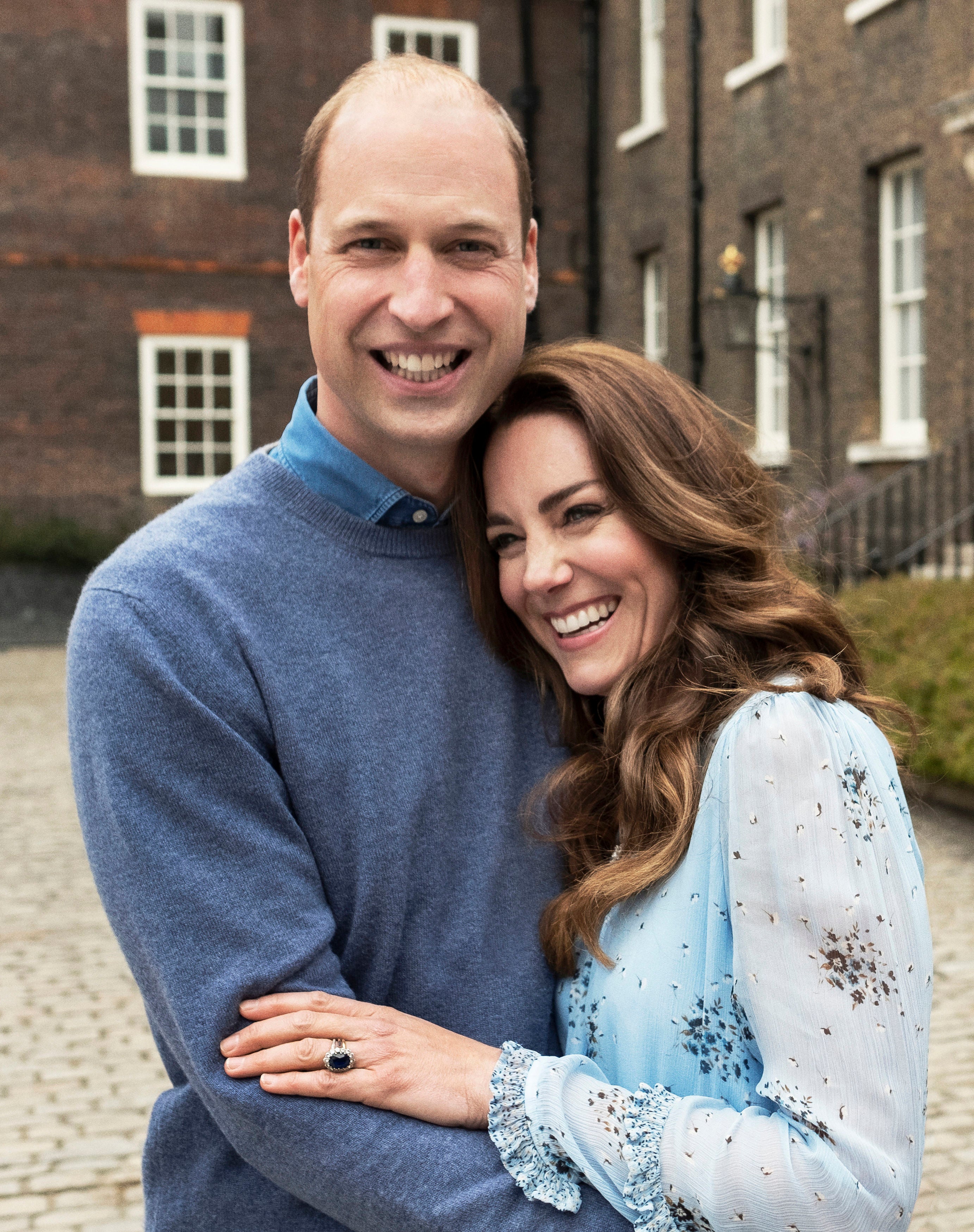 Handout photo of The Duke and Duchess of Cambridge taken at Kensington Palace this week to mark their 10th wedding anniversary