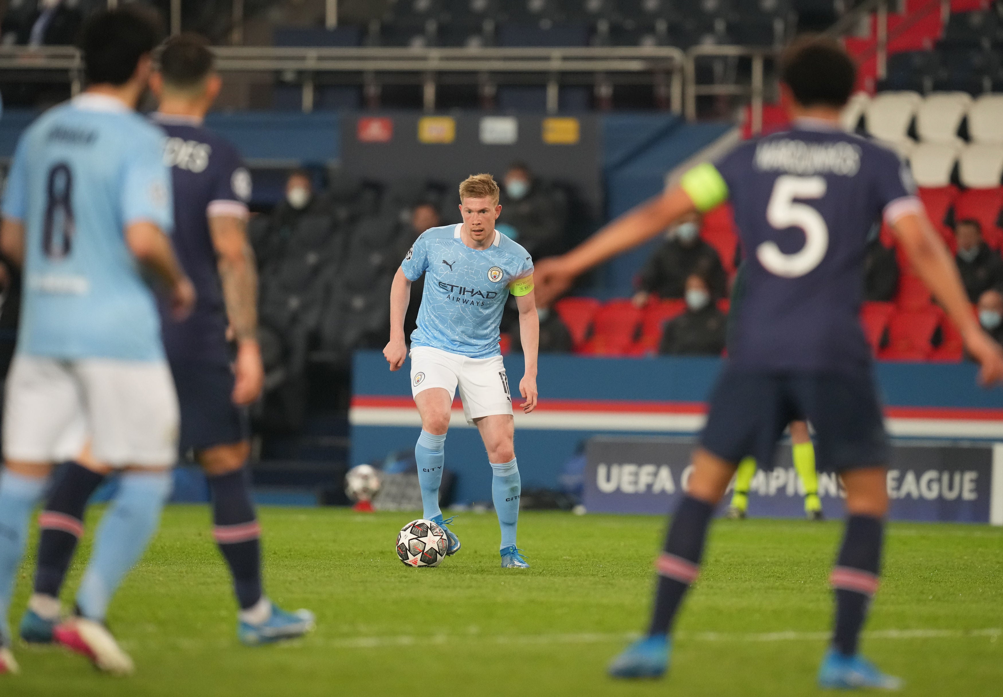 Kevin De Bruyne was at the heart of City’s brilliant night