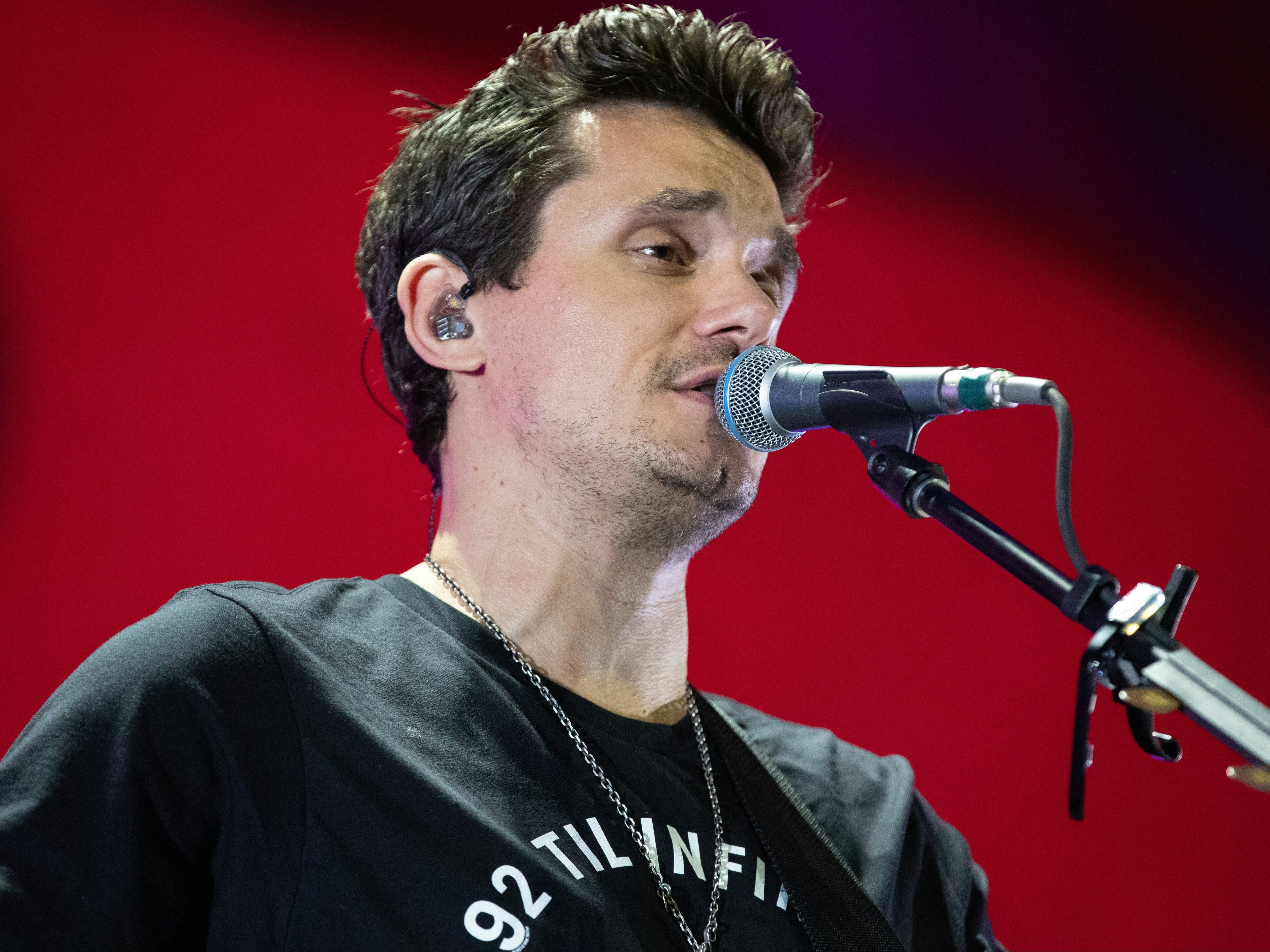 Mayer on stage in September 2019