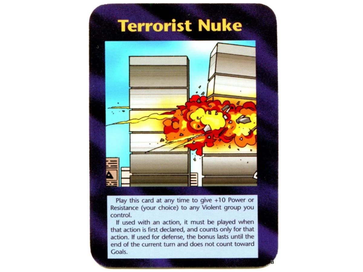 Illuminati Card Game 1994 international Communist Conspiracy As its action,  the COC can supply one Bevastated