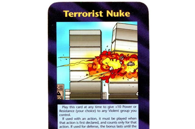 The ‘Terrorist Nuke’ card from Illuminati: New World Order