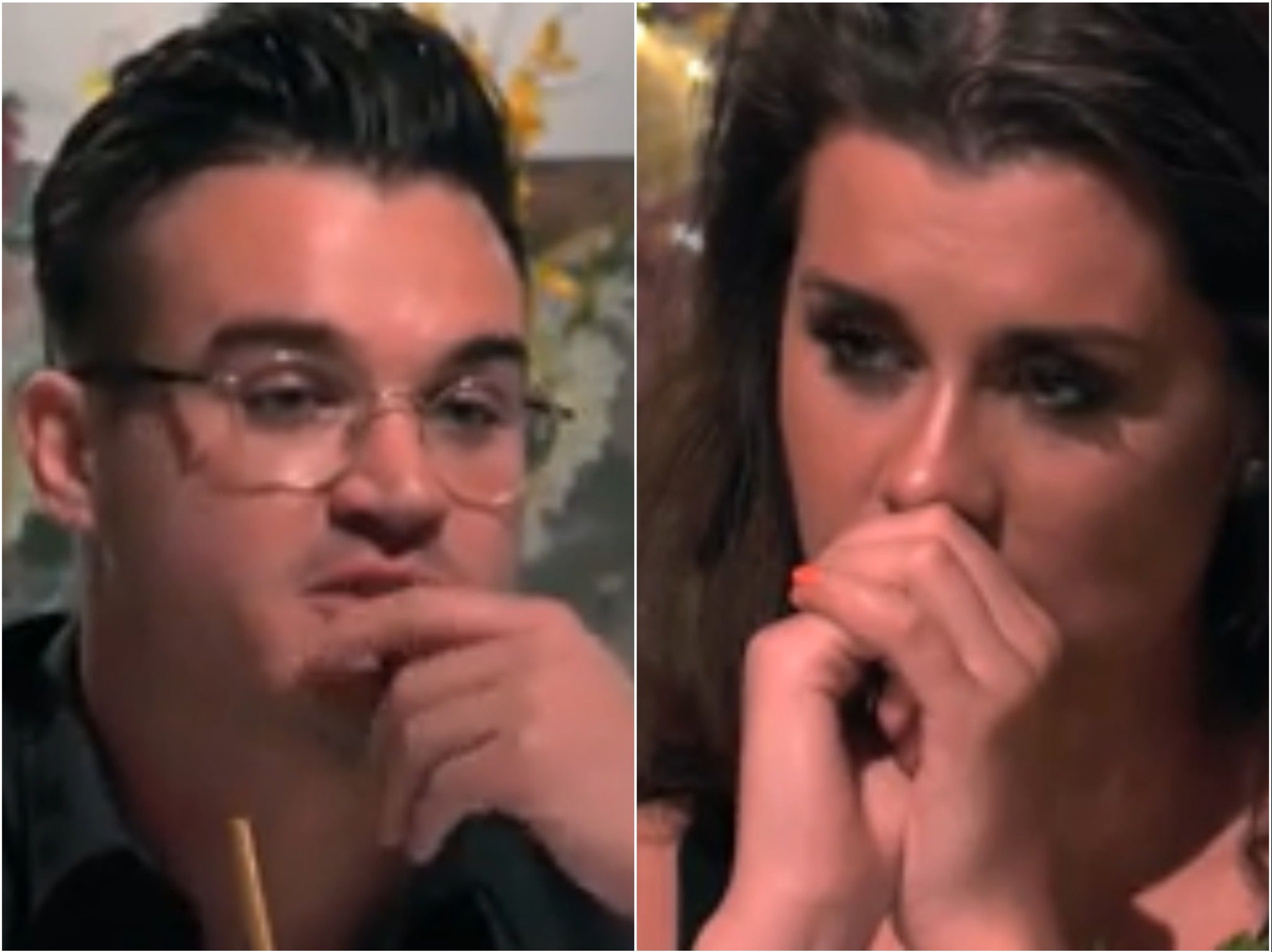 Bengy and Lara on First Dates Hotel