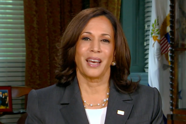 Vice President Kamala Harris appeared on Good Morning America the morning after Joe Biden’s joint address to Congress