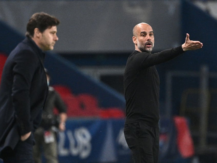 Guardiola remains composed despite Man City’s first leg victory