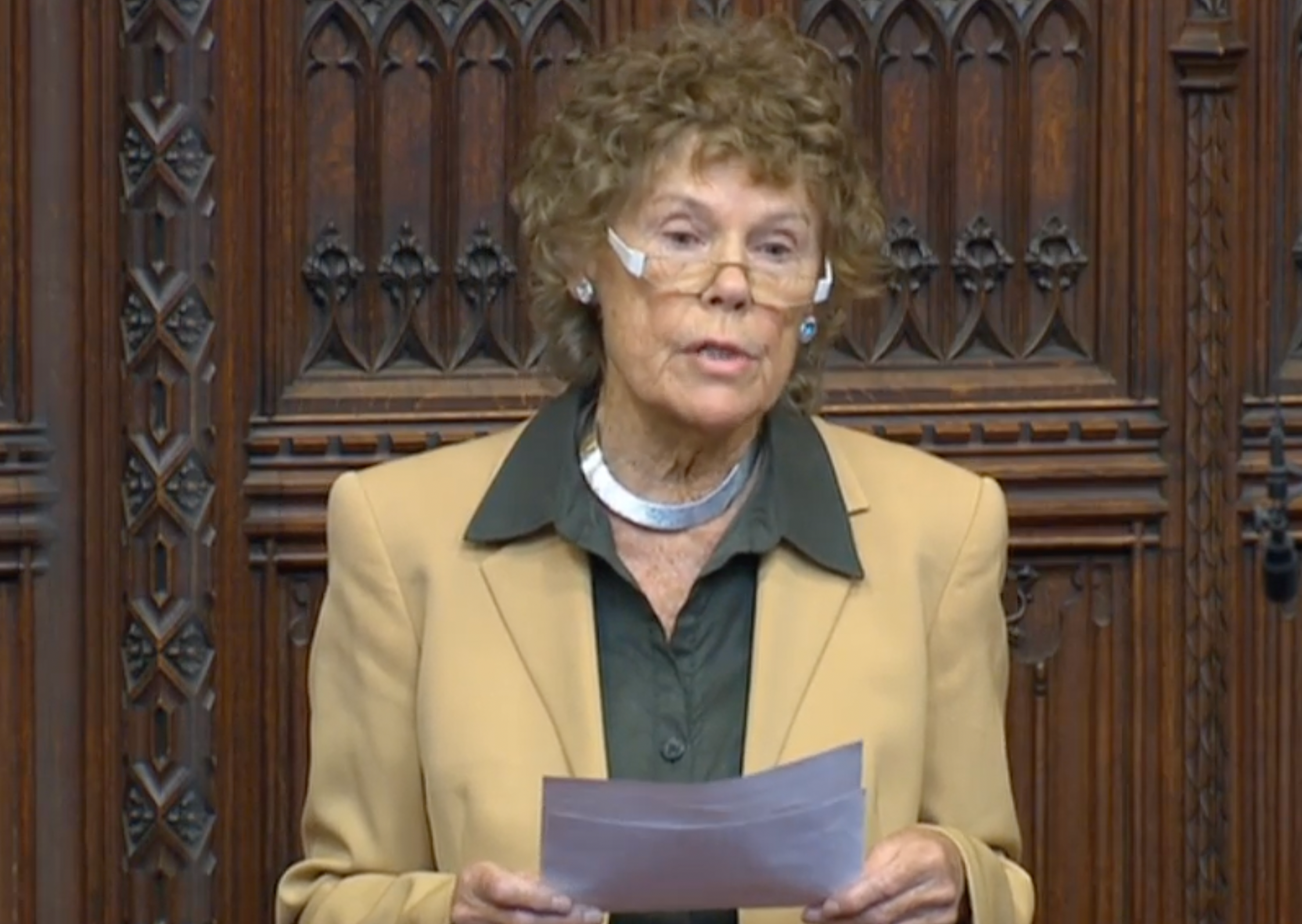 Baroness Kate Hoey sits as a non-affiliated peer