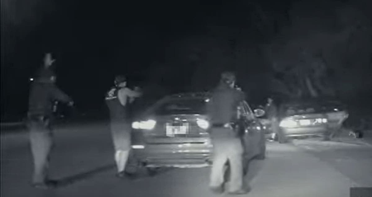 Video captures moment Texas police officer shot man, 27, dead in front of his girlfriend and baby 