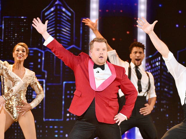 Ludicrousness: James Corden sings and dances while serving as host of the 2019 Tony Awards