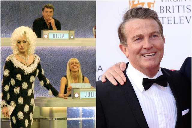 Lily Savage presents the last Blankety Blank reboot (right) and The Chase presenter Bradley Walsh