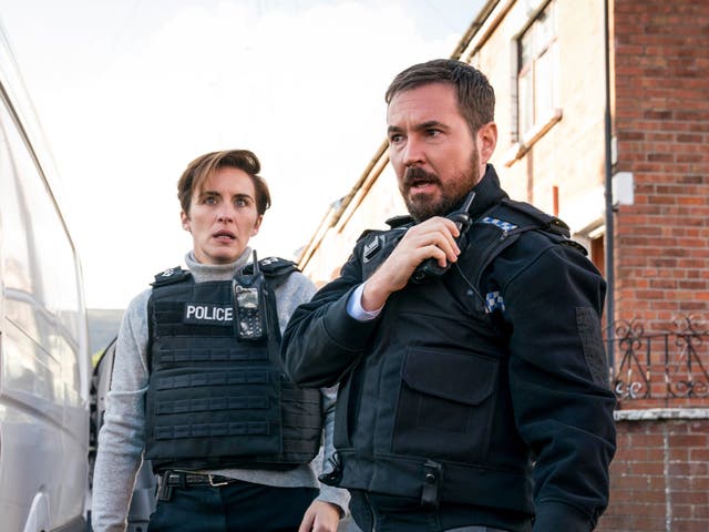 Vicky McClure and Martin Compston in Line of Duty