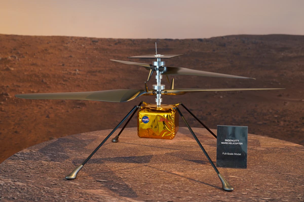 Nasa’s Mars helicopter Ingenuity ‘passes’ its initial test and will now be used to help with science, space agency says