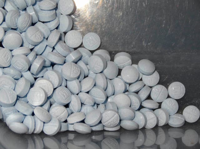 <p>Fake oxycodone pills laced with Fentanyl seized during a US investigation</p>