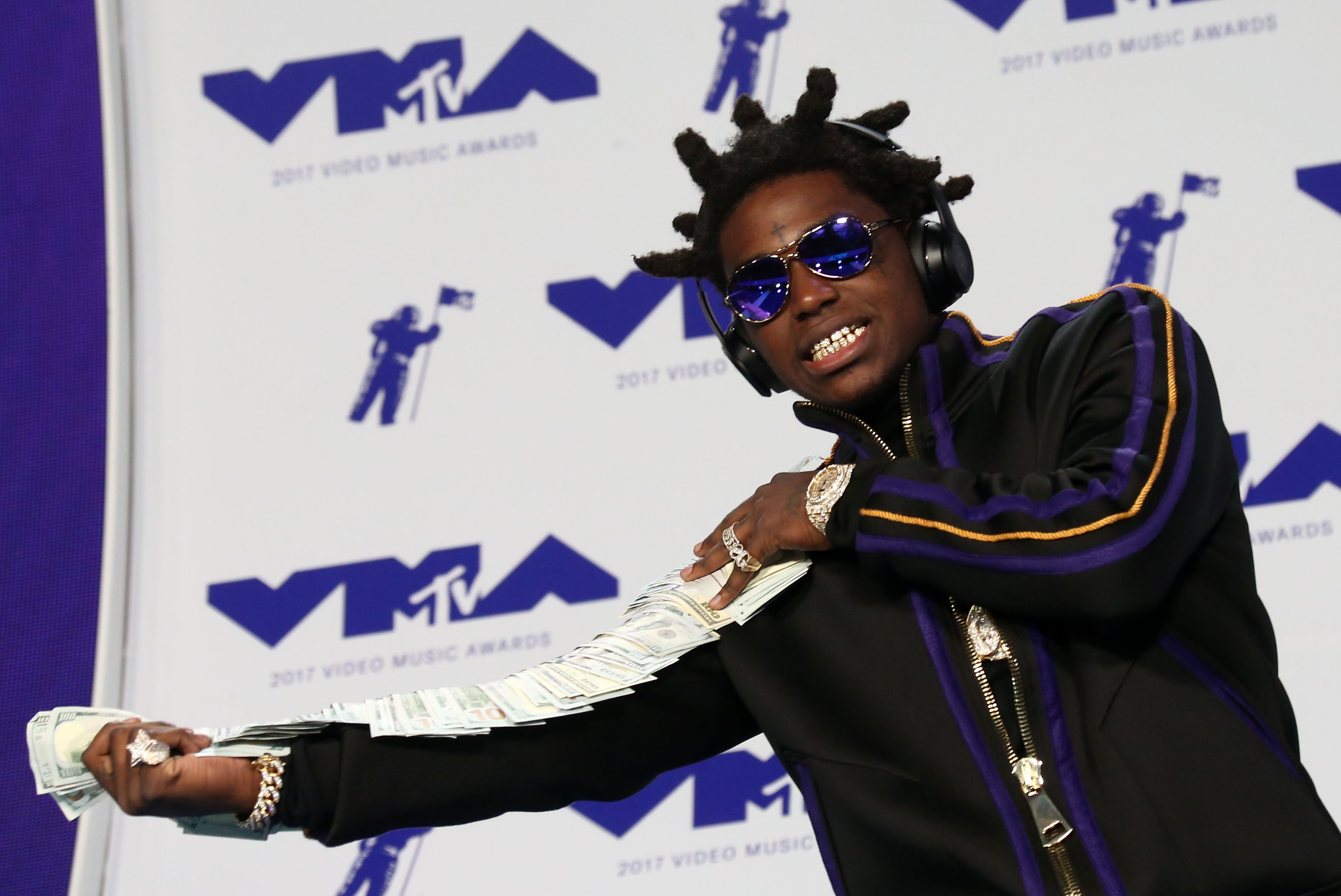 <p>File image: Rapper Kodak Black at the MTV Video Music Awards 2017</p>